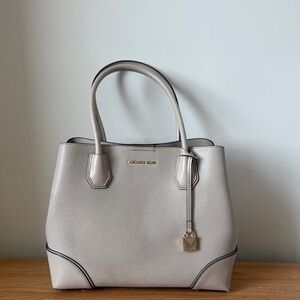 Michael Kors Light Gray Satchel